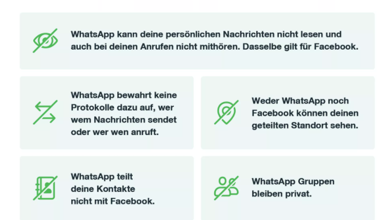 WhatsApp änderungen