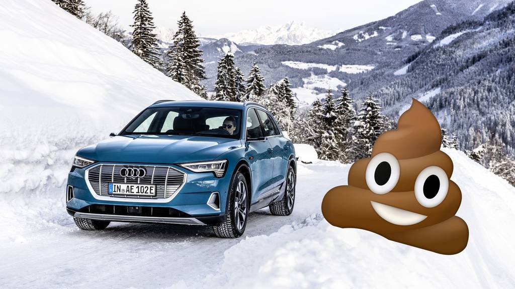 Bei den Franzosen sorgt der neue Audi «e-tron» für Schmunzler.