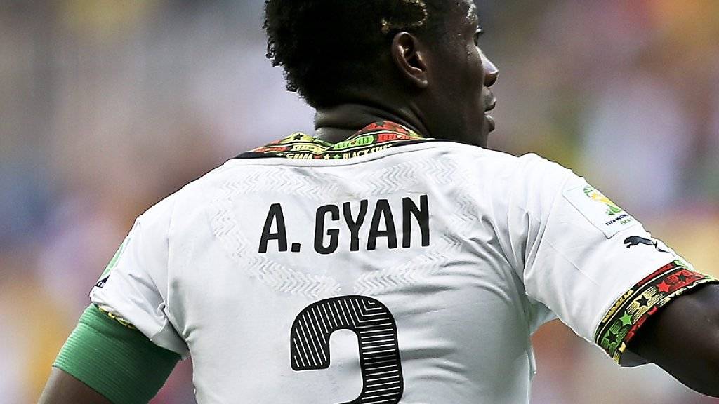 Schoss Ghana am Afrika-Cup mit seinem Tor gegen Mali in den Viertelfinal: Captain Asamoah Gyan (Archivbild)