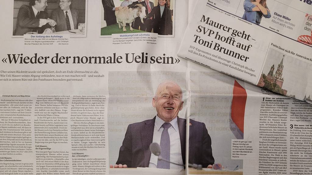 Schweizer Medien zollen Ueli Maurer Respekt