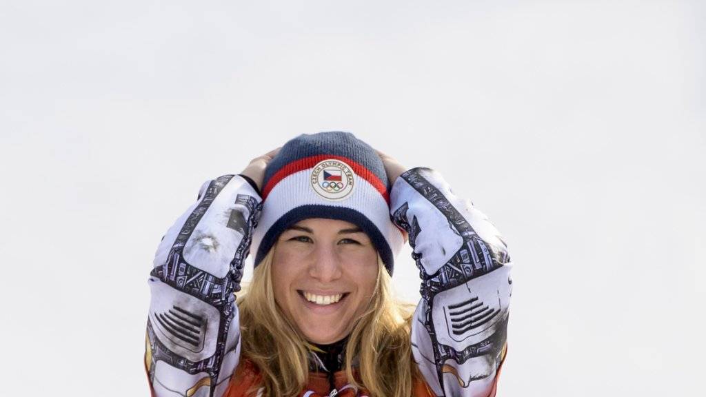 Sie überstrahlt alle an den Winterspielen in Pyeongchang: Ester Ledecka