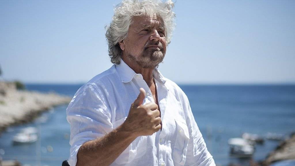 Vergleicht sich mit Mandela: Italiens Populist und Komiker Beppe Grillo (Archivbild)