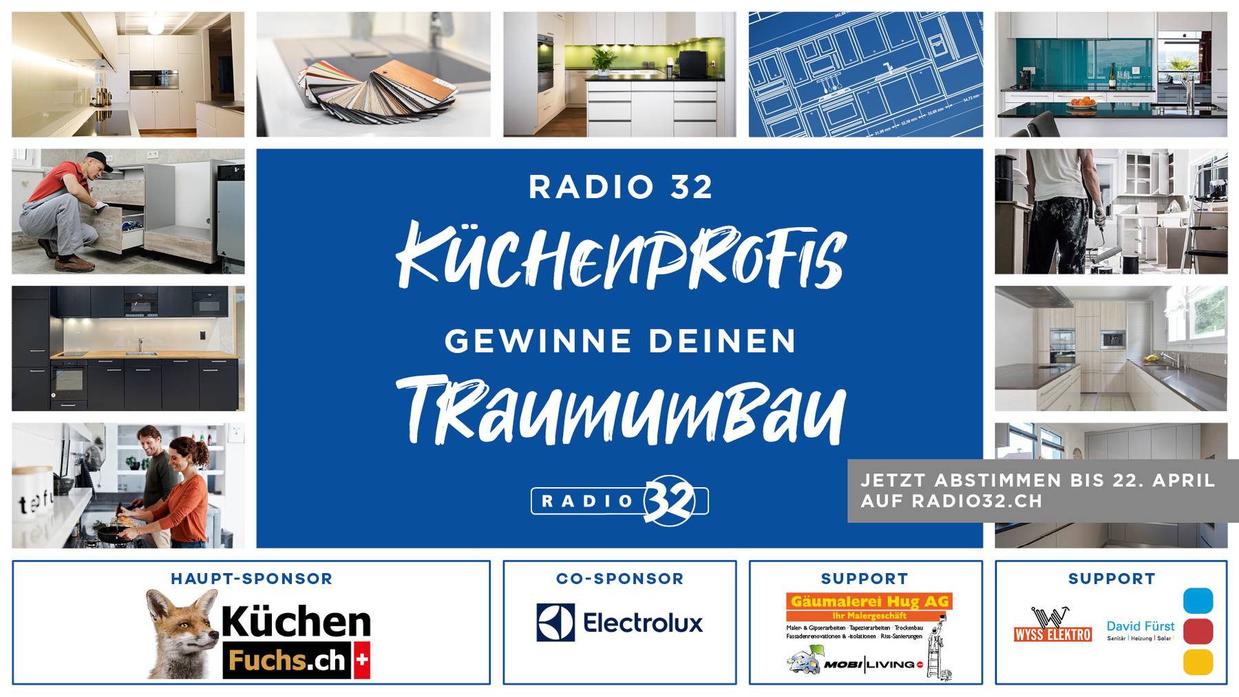 Radio 32 Küchenprofis – Jetzt abstimmen!