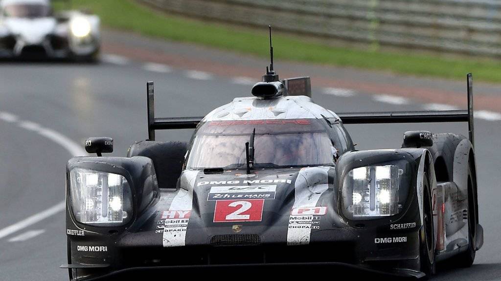 Profitierte in Le Mans vom unglaublichen Pech von Toyota: Neel Jani im Porsche 919 Hybrid