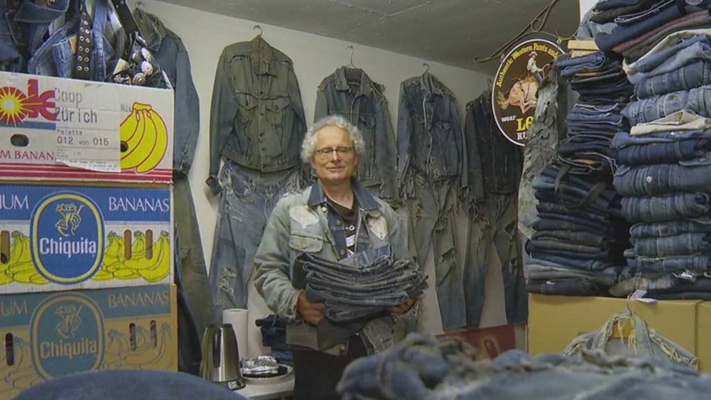 Zürcher Jeans-Liebhaber zeigt seine beeindruckende Sammlung