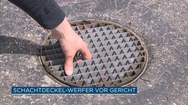 Schachtdeckel-Werfer vor Gericht