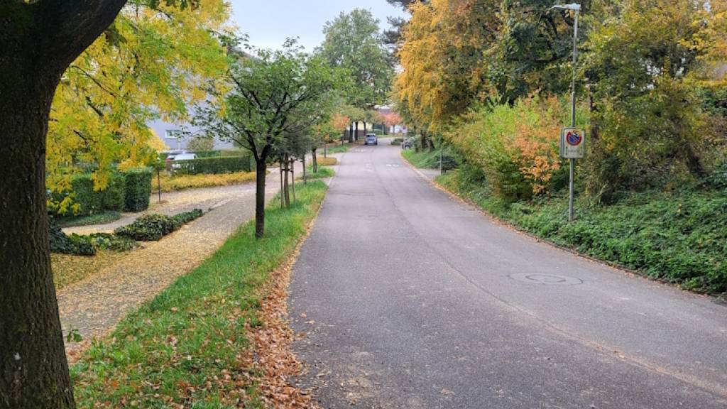 Die Eichstrasse in Cham ZG wird in den nächsten zwei Jahren saniert.