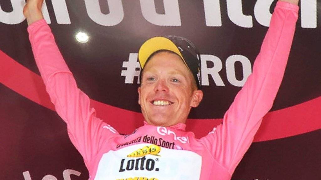 Souveräner Leader des Giro d'Italia: der Niederländer Steven Kruijswijk vom Team LottoNL-Jumbo