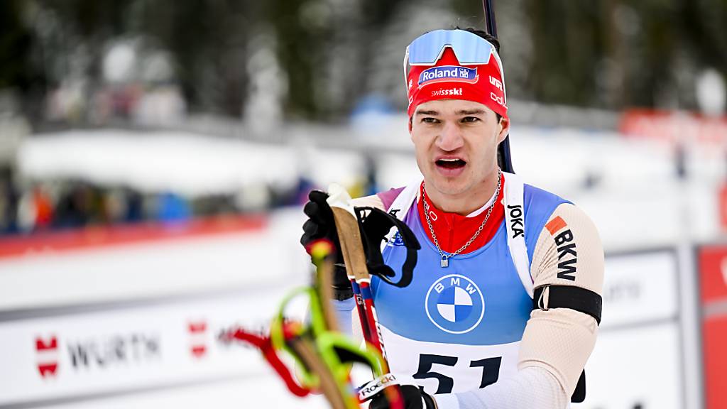 Ausgepumpt aber zufrieden im Ziel: Niklas Hartweg