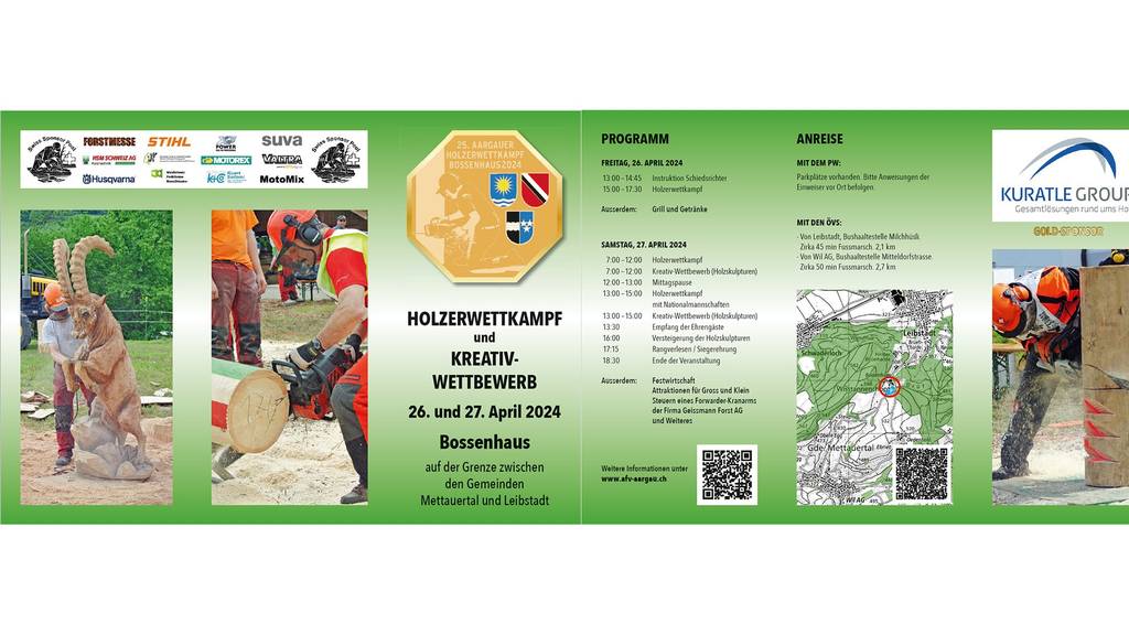Aargauischer Holzerwettkampf 27. April 2024