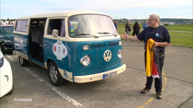 40-jähriger Kult-VW-Bus ganz ökologisch