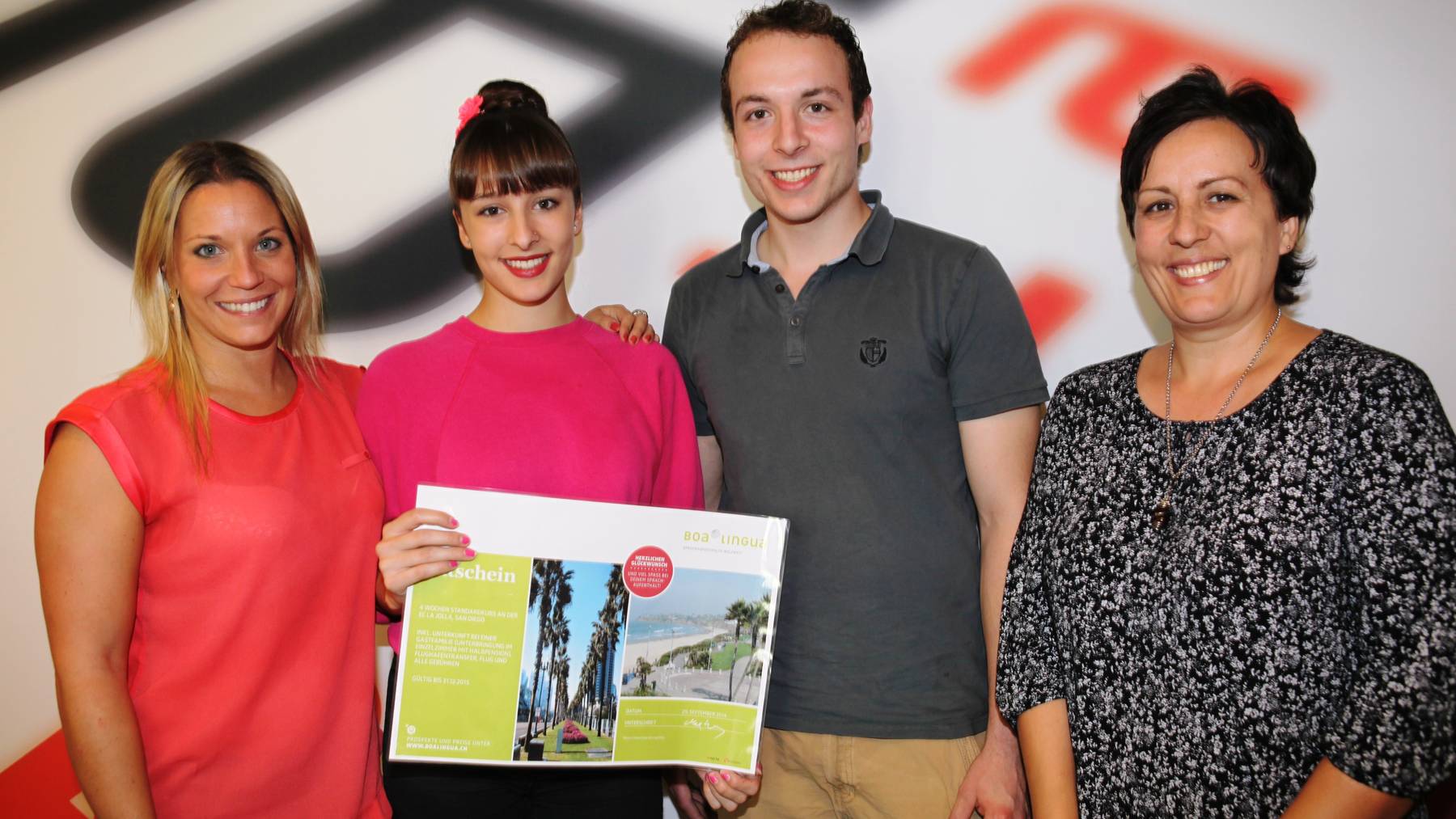 Michelle aus Kriens gewinnt Sprachaufenthalt