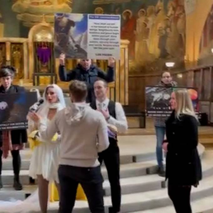 Nach Protest mit toten Tieren: Kirche St. Anton erstattet Strafanzeige