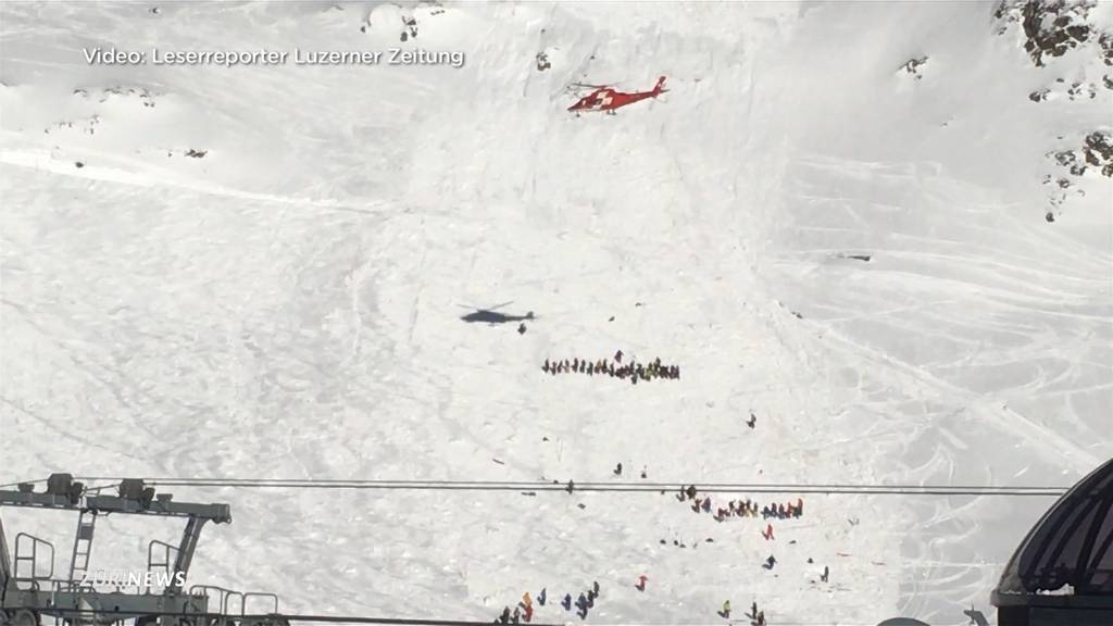 Lawine in Andermatt: 6 Personen auf Skipiste verschüttet