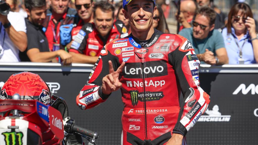 Marc Marquez lässt der Konkurrenz im Sprintrennen des GP von Aragonien keine Chance