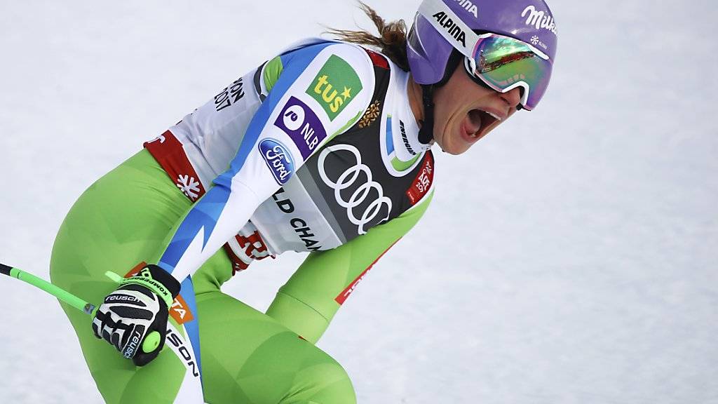 Die slowenische Abfahrts-Weltmeisterin Ilka Stuhec startet schon in dieser Woche im Europacup  in Crans-Montana
