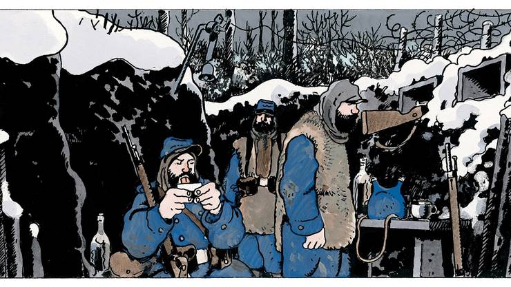 Vom Krieg Gezeichnet Das Cartoonmuseum Wurdigt Comic Legende Jacques Tardi Basel Stadt Basel Bz Zeitung Fur Die Region Basel