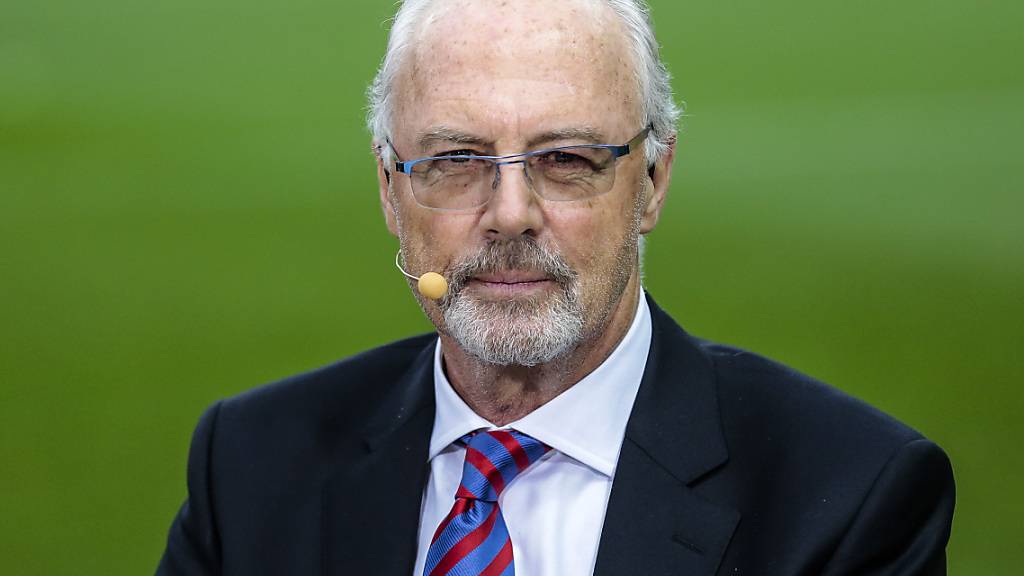Auch mit Mikrofon konnte Franz Beckenbauer gut unterhalten