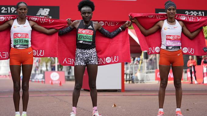 Neue Siegerin und neuer Sieger beim London-Marathon