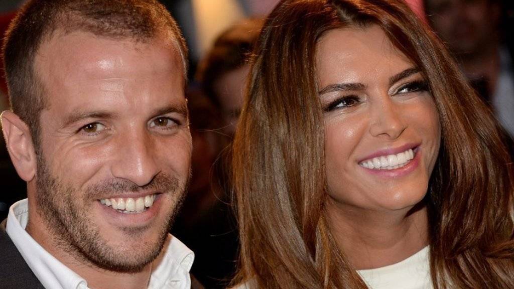 Solche Bilder wird es von Sabia Boulahrouz und Rafael van der Vaart nicht mehr geben: Der Fussballer hat seine schwangere Lebenspartnerin verlassen (Archiv).