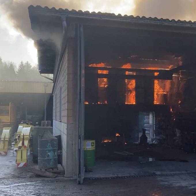 Werkstatt-Vollbrand in Scheuren bei Biel: Das war die Ursache