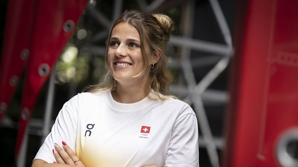 Esmée Böbner geniesst die ganz spezielle Atmosphäre beim Beachvolleyball neben dem Eiffelturm