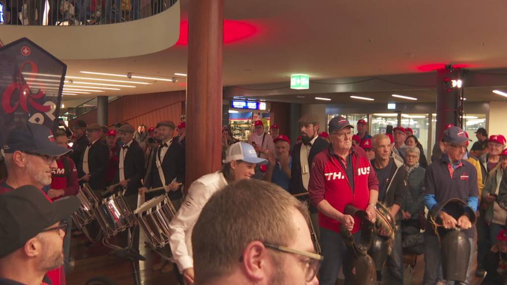 Empfang Alessandra Keller im Länderpark Stans