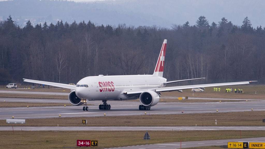 Eine Boeing 777 der SWISS musste in Iqaluit notlanden.