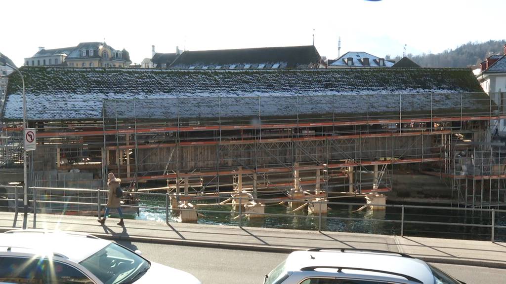 So wird die Spreuerbrücke in Luzern saniert