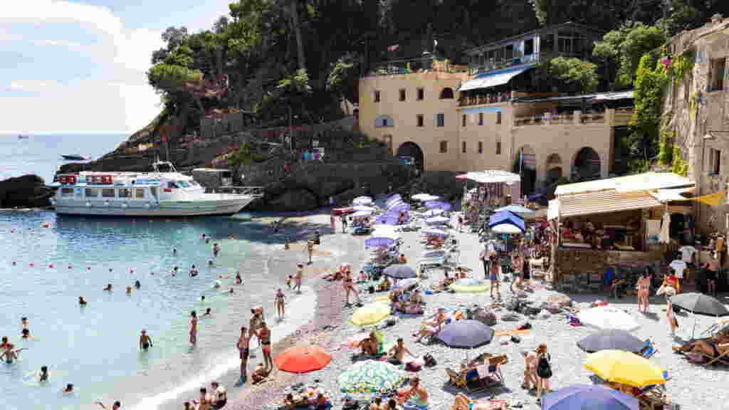 ARCHIV - Blick auf die Bucht San Fruttuoso in Portofino. Foto: Marta Carenzi/Zuma Press/dpa/Archivbild