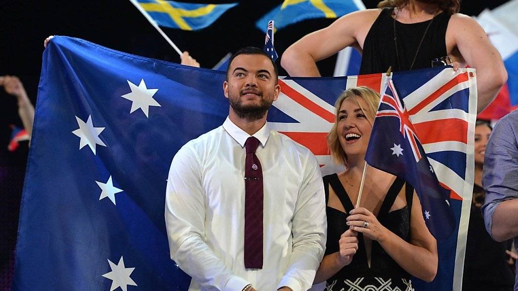 Der australische Eurovision-Song-Contest-Teilnehmer Guy Sebastian im Mai in Wien.