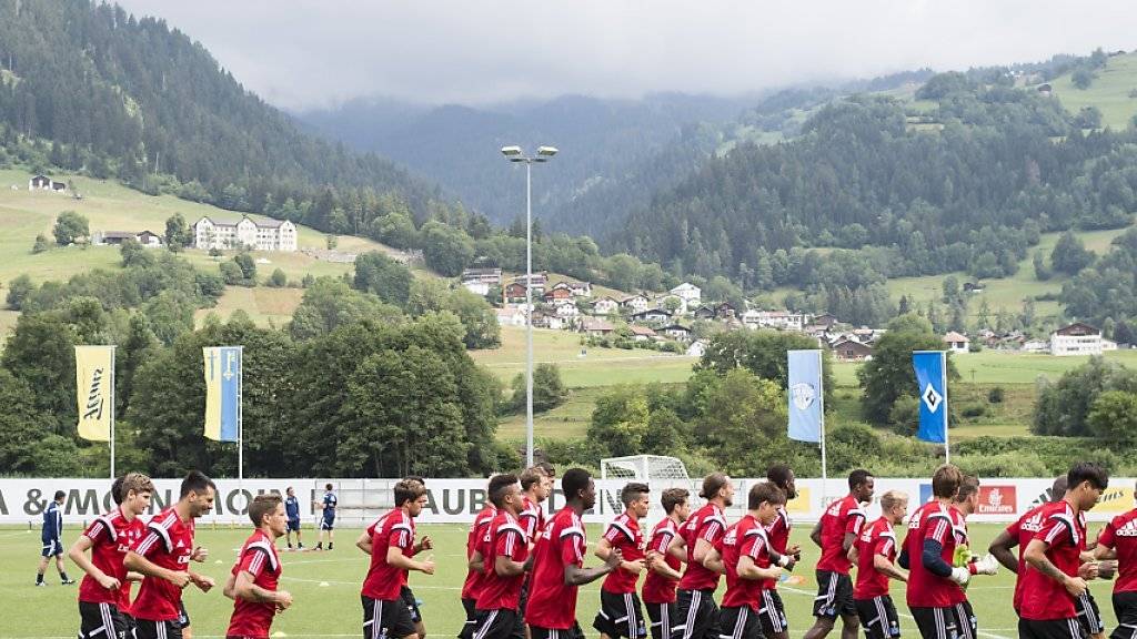 Im vergangenen Sommer gastierte der Hamburger SV für sein Trainingslager im Bündnerland