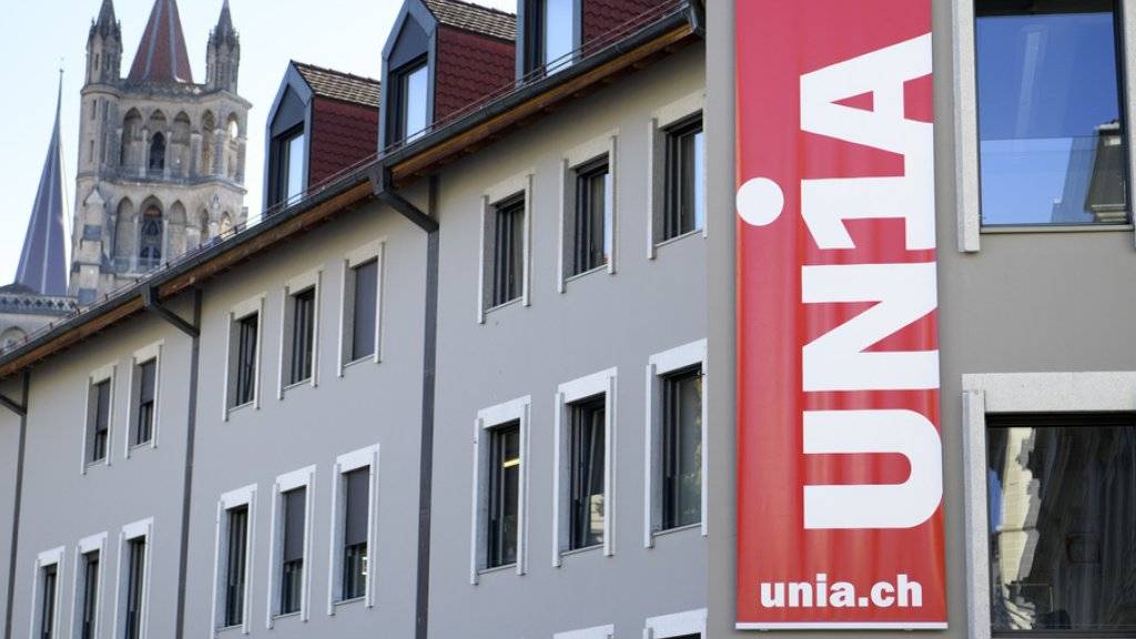 Der Haussegen bei der Unia Waadt hängt schief. Im Bild die Büros in Lausanne. (Archiv)