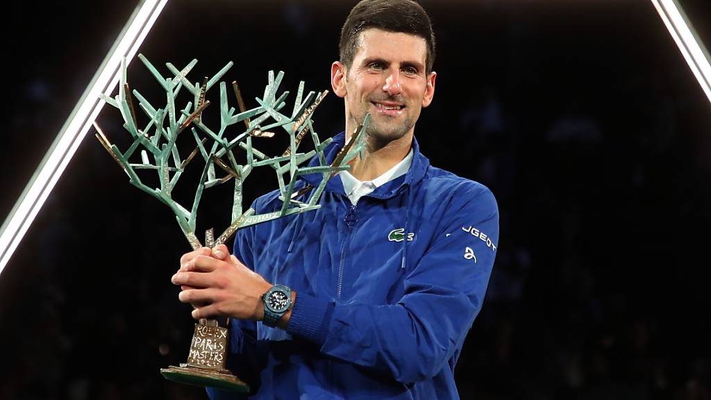Novak Djokovic kommt nach dem Turniersieg am Masters in Paris in Form nach Turin