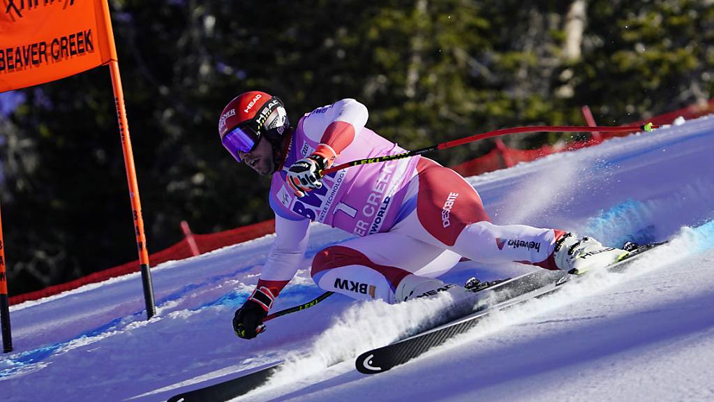 Beat Feuz war im einzigen Training in Beaver Creek als Sechster bester Schweizer.