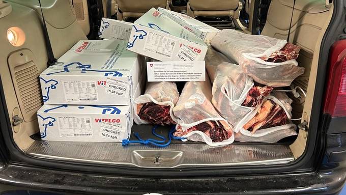 Polizei erwischt Schmuggler mit über 200 Kilo ungekühltem Fleisch im Kofferraum