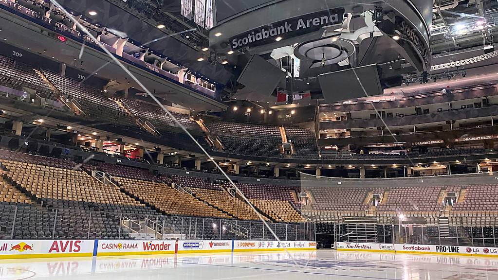 Die Arena der Toronto Maple Leafs bleibt wie die anderen NHL-Stadien bis auf weiteres ohne Spielbetrieb.
