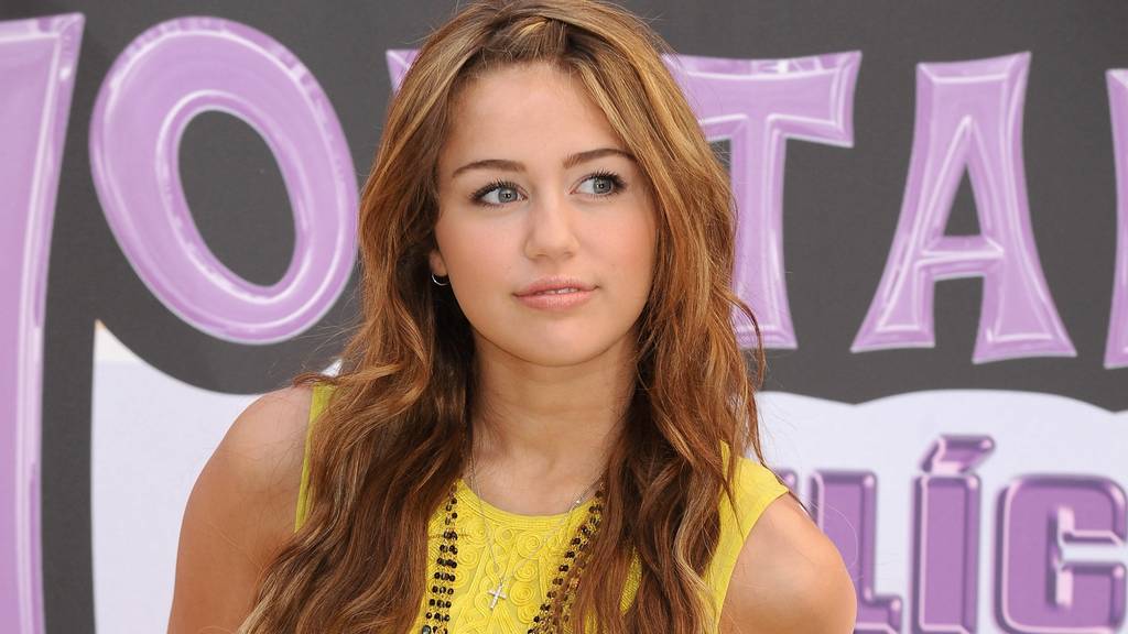 Miley Cyrus bei der Filmvorstellung von «Hannah Montana: Der Film» am 22. April 2009 in Madrid.