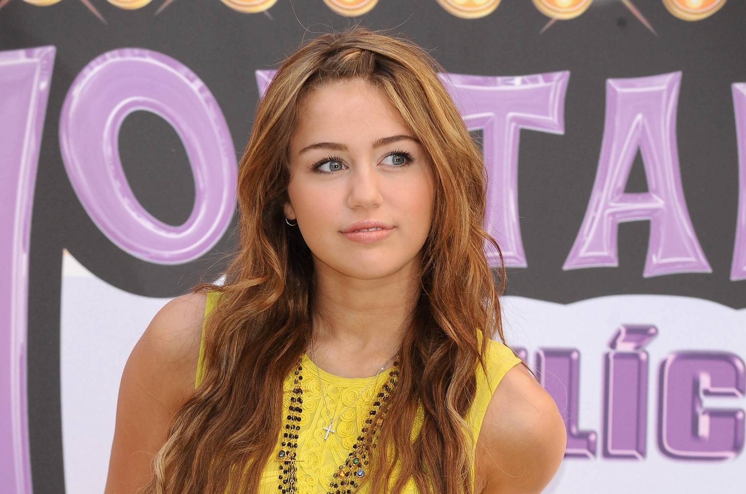 Miley Cyrus bei der Filmvorstellung von «Hannah Montana: Der Film» am 22. April 2009 in Madrid.