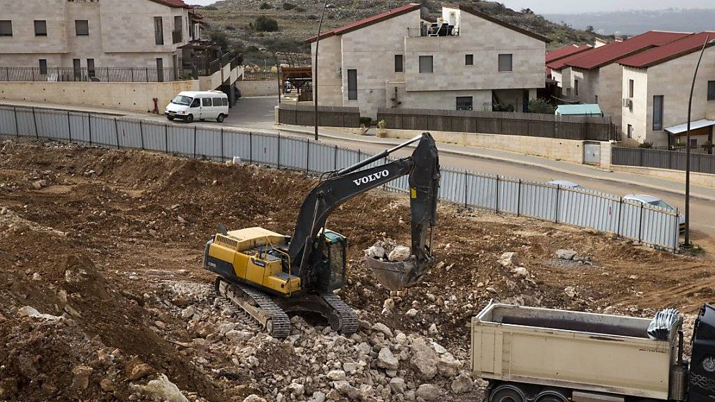Bauen in Ariel: Der UNO-Sicherheitsrat hat über einen Bericht zu Israels Siedlungsplänen beraten.