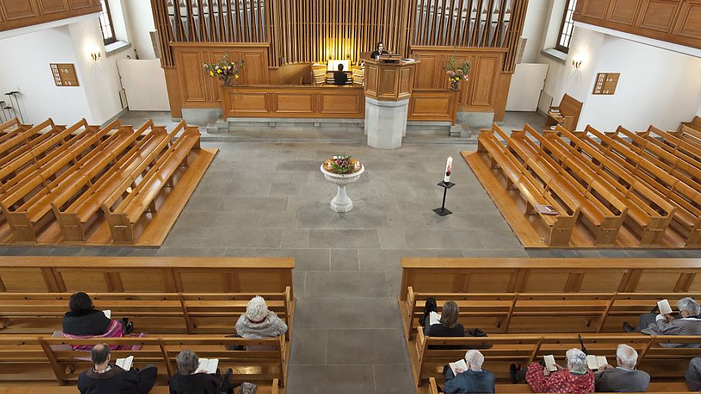 Gottesdienst mit gelichteten Reihen 2009 in der evangelisch-reformierten Kirche Thalwil ZH. (Archivbild)