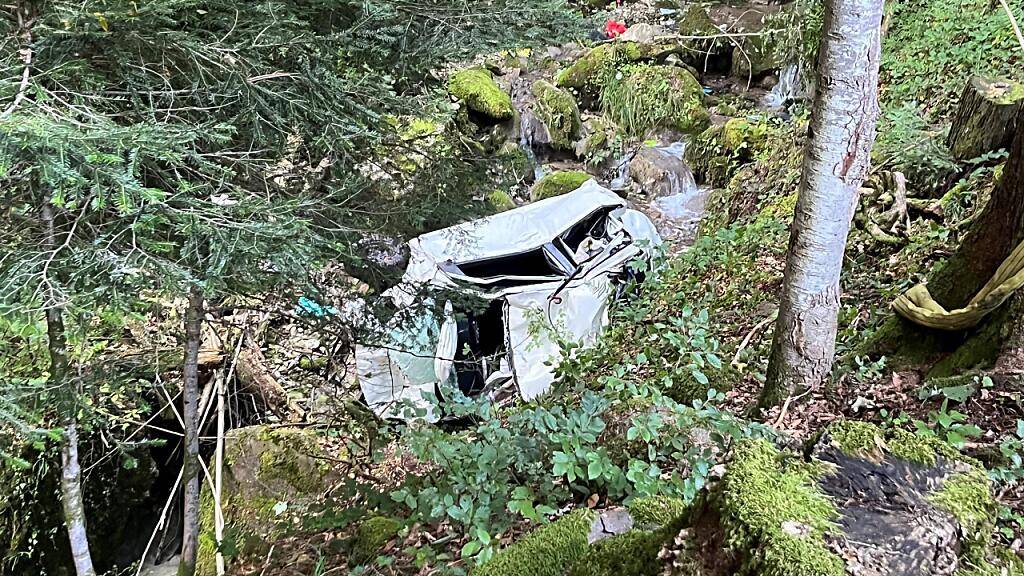 Ein 89-Jähriger ist in Laupen ZH mit seinem Auto in ein Tobel gestürzt und ums Leben gekommen.