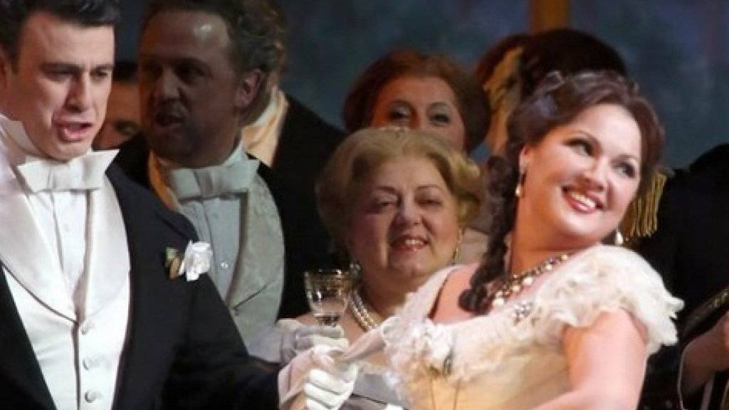 Anna Netrebko als Violetta in «La Traviata» erntete an der Scala 14 Minuten Applaus. (Handout)
