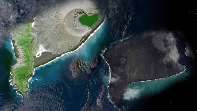 Vulkan begräbt Tonga unter Ascheschicht - Nachbarn entsenden Schiffe