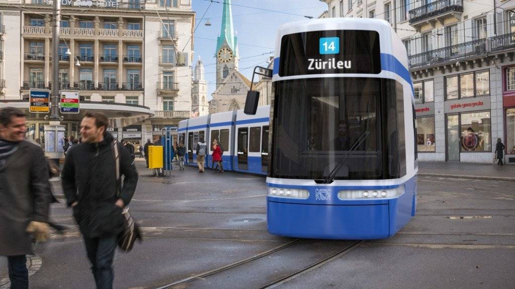 Das «Flexity 2» von Bombardier soll ab 2018 durch Zürich fahren: Die Konkurrenten Stadler Rail und Siemens haben gegen diese Auftragsvergabe einen Rekurs eingereicht.