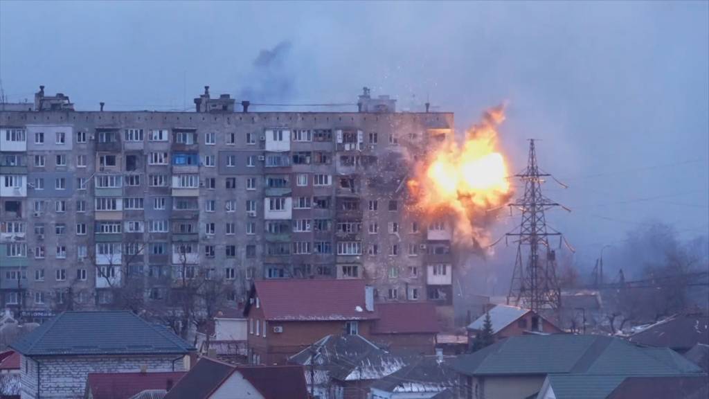 Dramatische Lage in Mariupol: Russische Truppen erobern Stadtteile