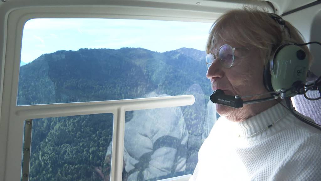 Mit dem Helikopter über Zug: Altersheim geht hoch hinaus