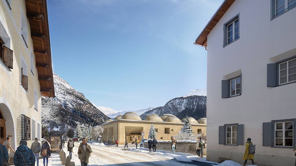 Visualisierung des Bauprojekts in La Punt GR.