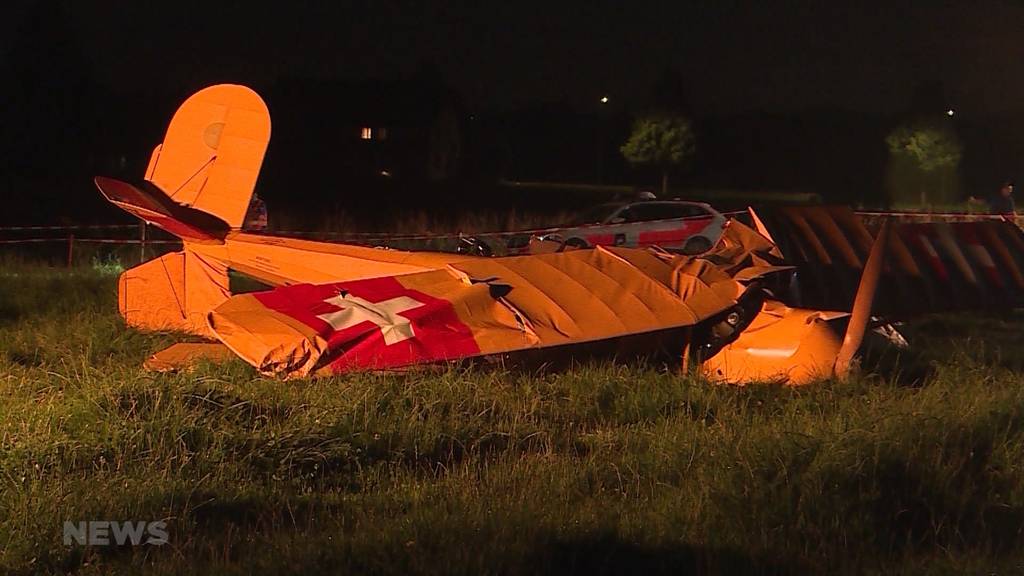 Flugzeugabsturz in Subingen fordert ein Toter und ein Schwerverletzter