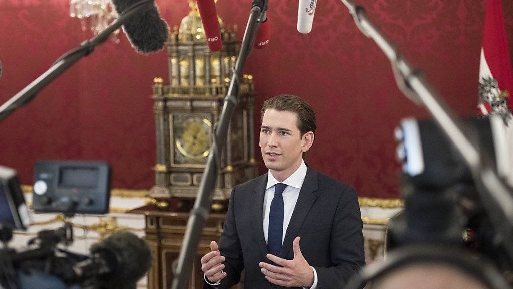 Er wird aller Voraussicht nach neuer Kanzler Österreichs: Sebastian Kurz. Zuerst stehen nun aber Koalitionsverhandlungen mit der FPÖ an. (Archivbild)
